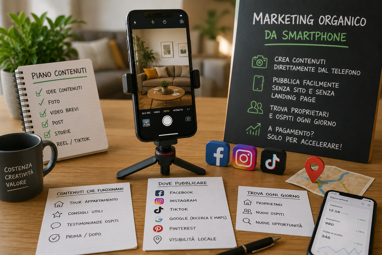 Marketing organico da smartphone