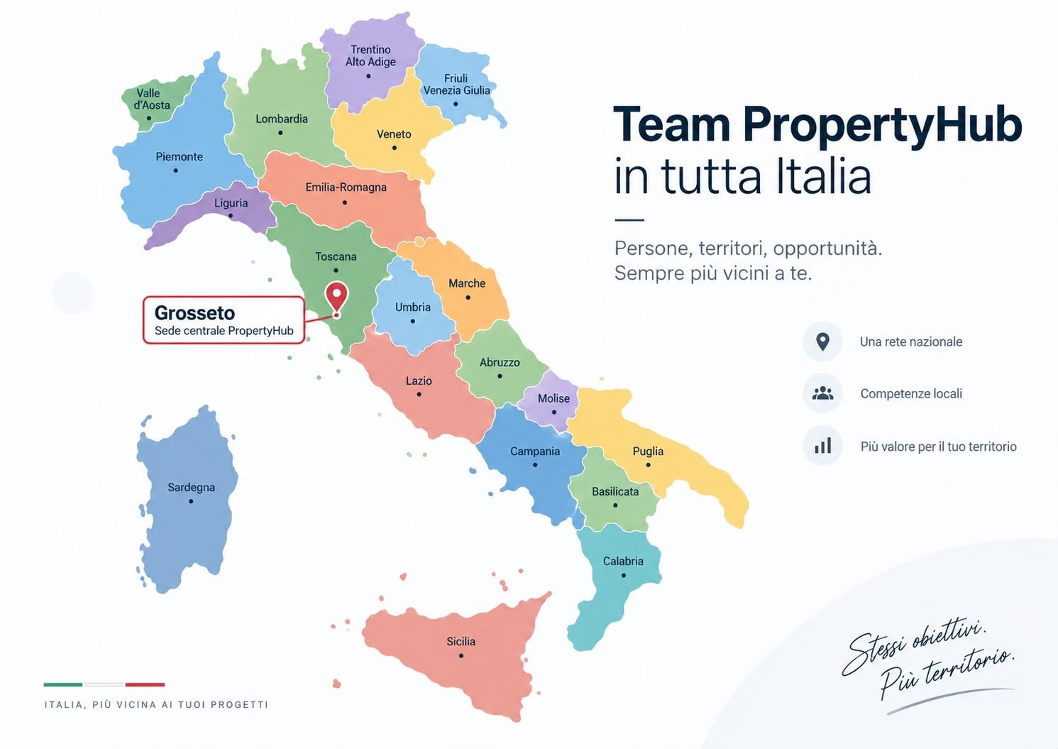 Cartina Italia PropertyHub