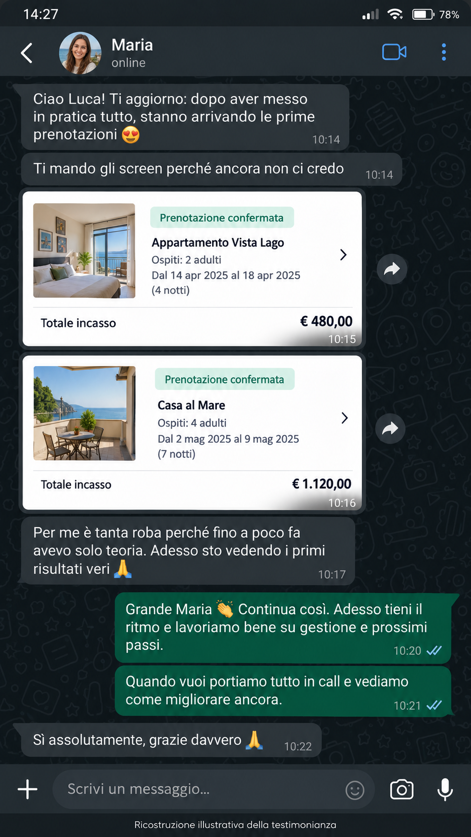 Testimonianza Maria PropertyHub Academy